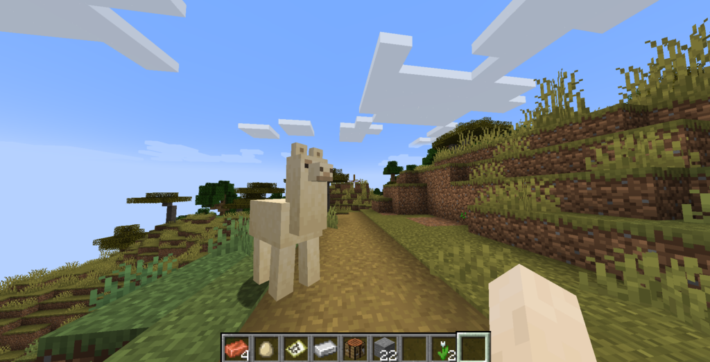 Steps to Tame and Ride a Llama in Minecraft
