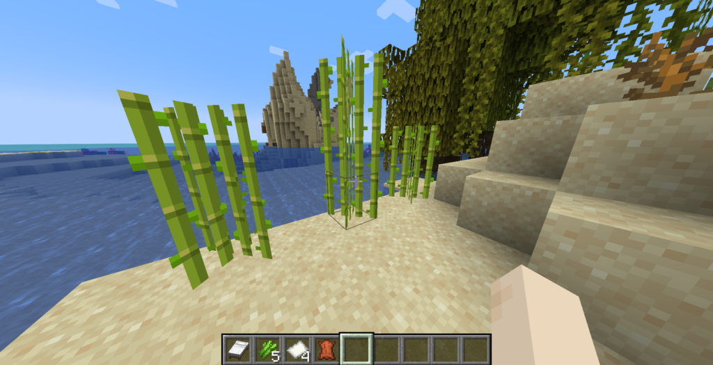 Materials Required To Make Paper in Minecraft Sugarcane