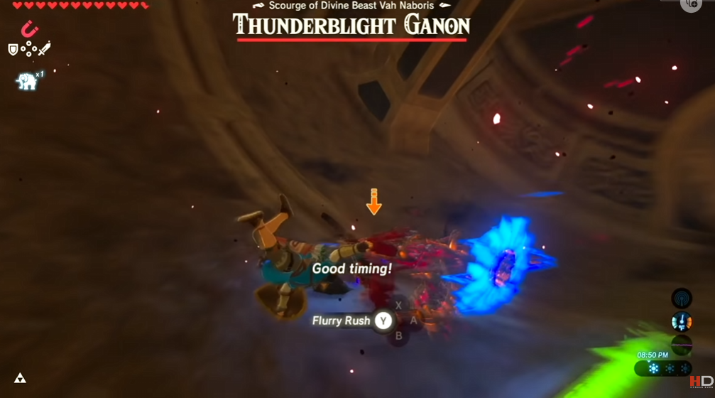 Damage to ThunderBlight Ganon