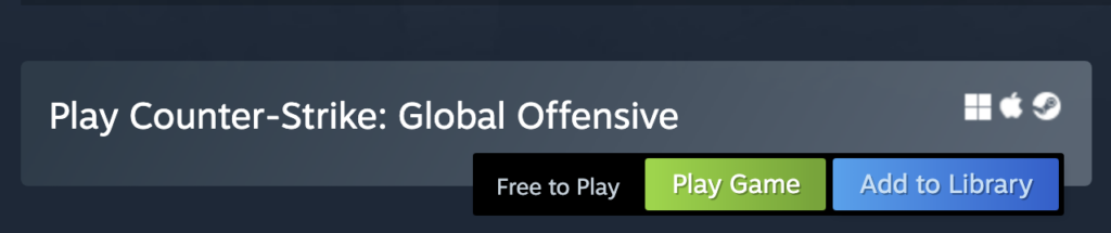 Play a game on Steam