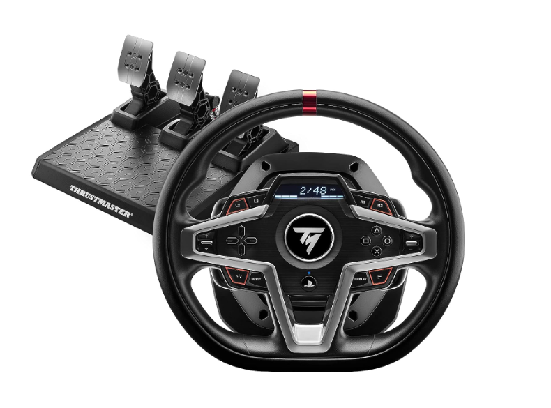 Thrustmaster T248P, Racing Wheel, and Magnetic Pedals