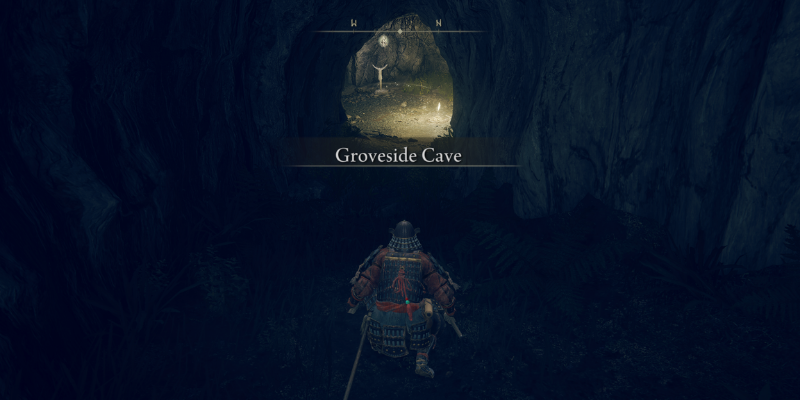 entering Groveside Cave