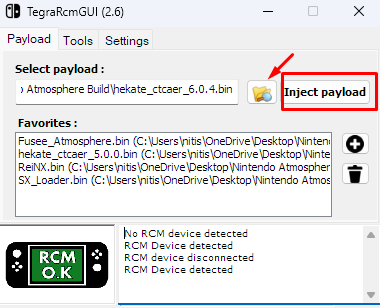 select-payload-inject-payload