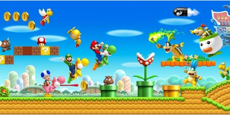 Mario platforming game 2D