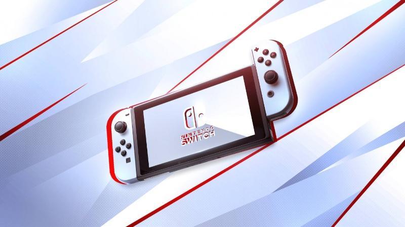 Nintendo Switch console graphics