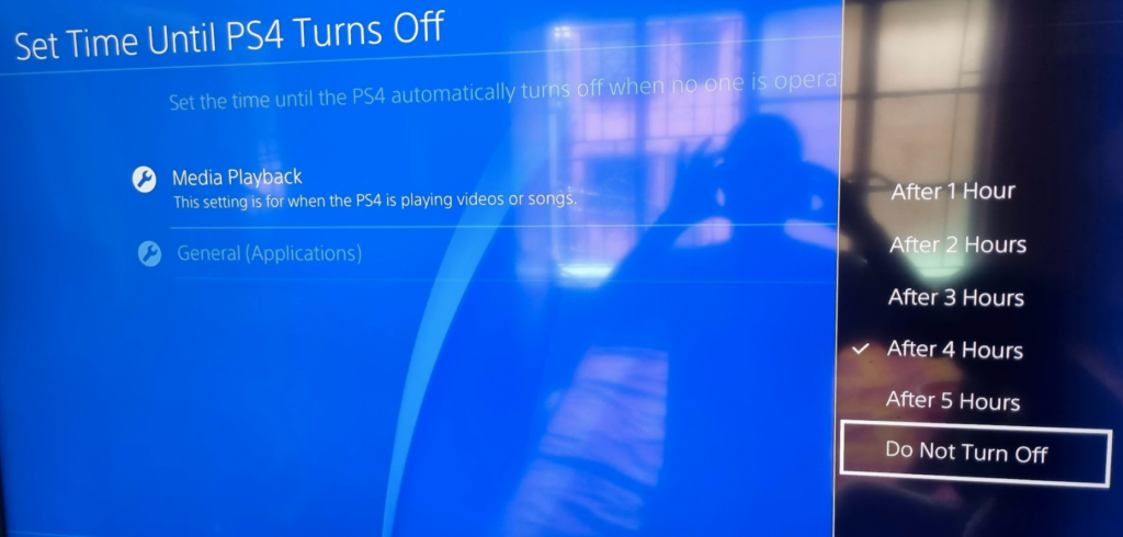 set-media-playback-turn-off PS4 Turns Off By Itself