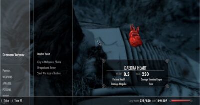 How to get a Deadra Heart in Skyrim