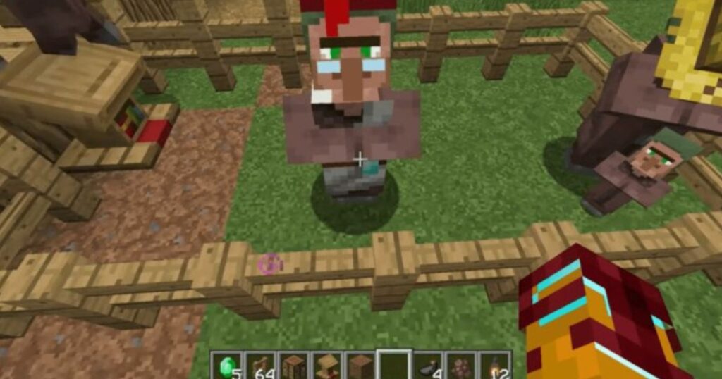 Librarian Villager in Minecraft for trading