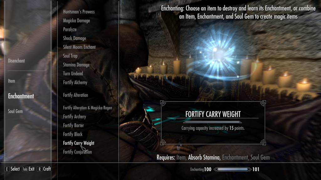 Fortify Carry Weight