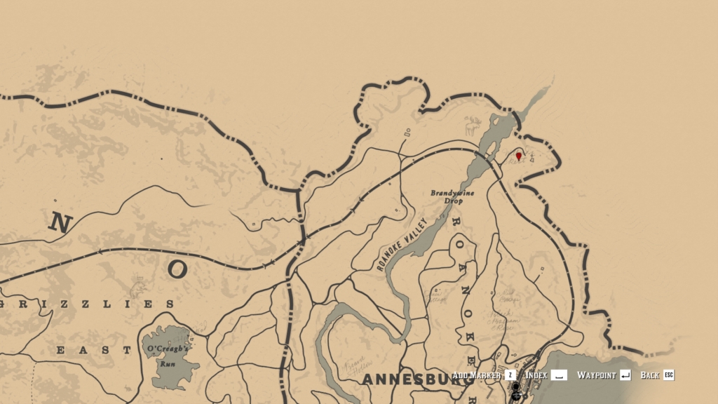 Location of Rocky Seven House - Rocky Seven Red Dead Redemption 2