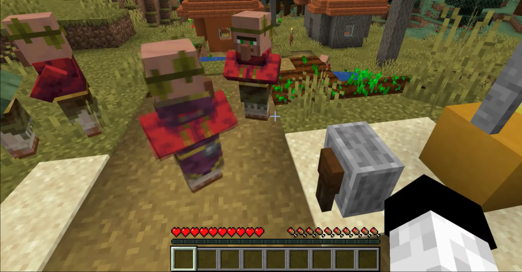 villagers in Minecraft